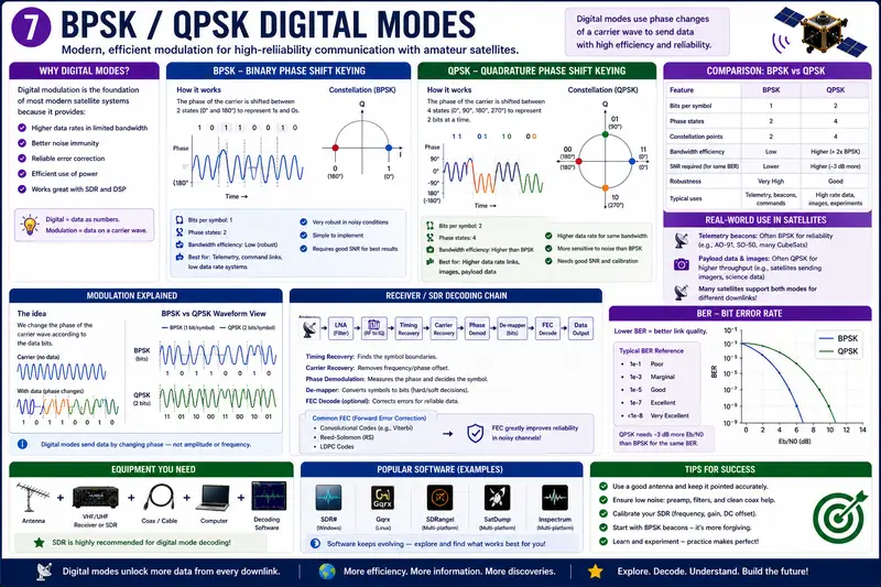 BPSK / QPSK Digital Modes visual